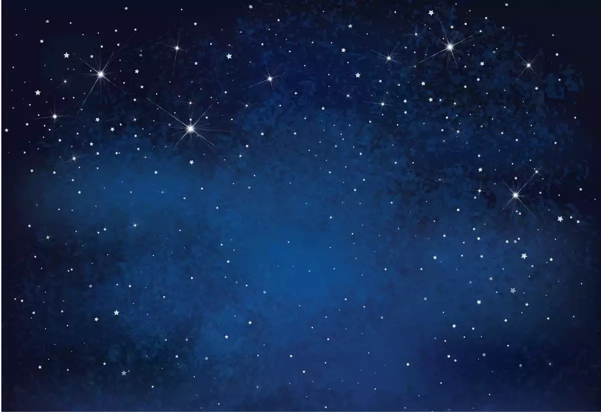 Le ciel étoilé de nuit