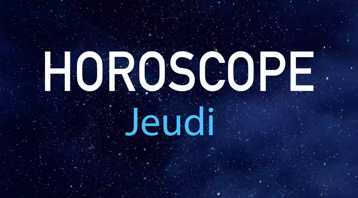 Horoscope du Jeudi dans un ciel étoilé