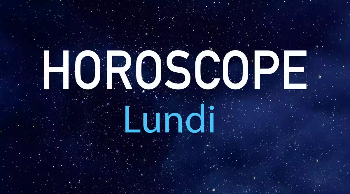 Horoscope du lundi dans un ciel étoilé