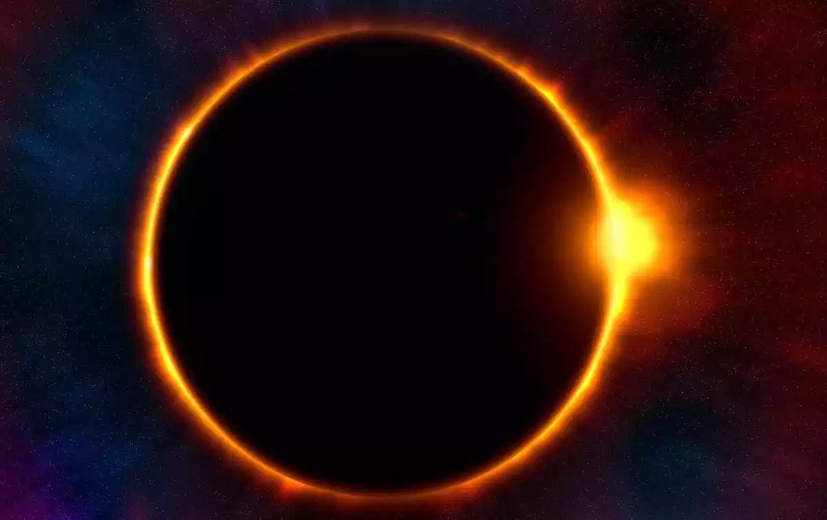 Photo de l'éclipse lunaire totale