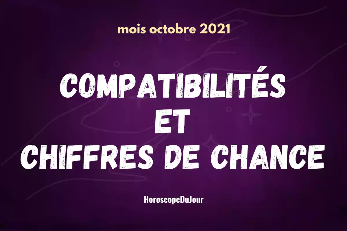 Deux mains se rejoignant avec le mot compatibilités et chiffres de chance au centre