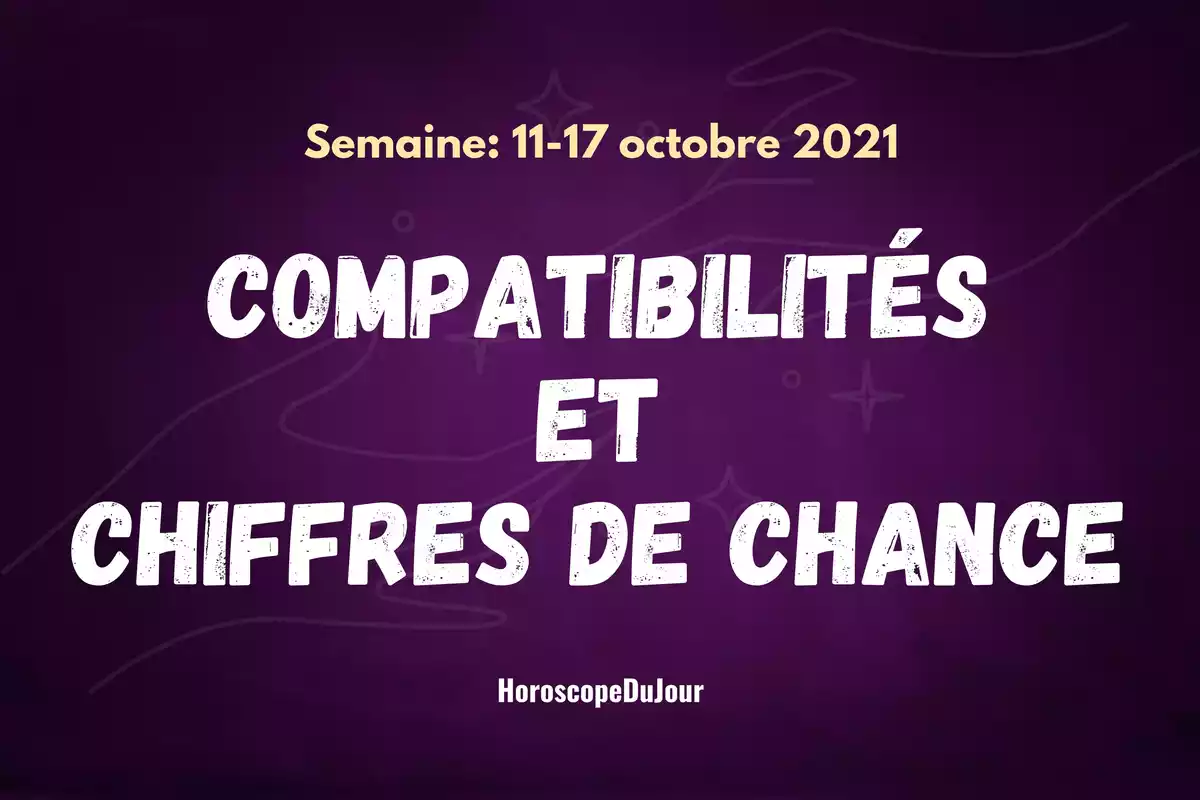Deux mains se rejoignant avec le mot compatibilités et chiffres de chance au centre