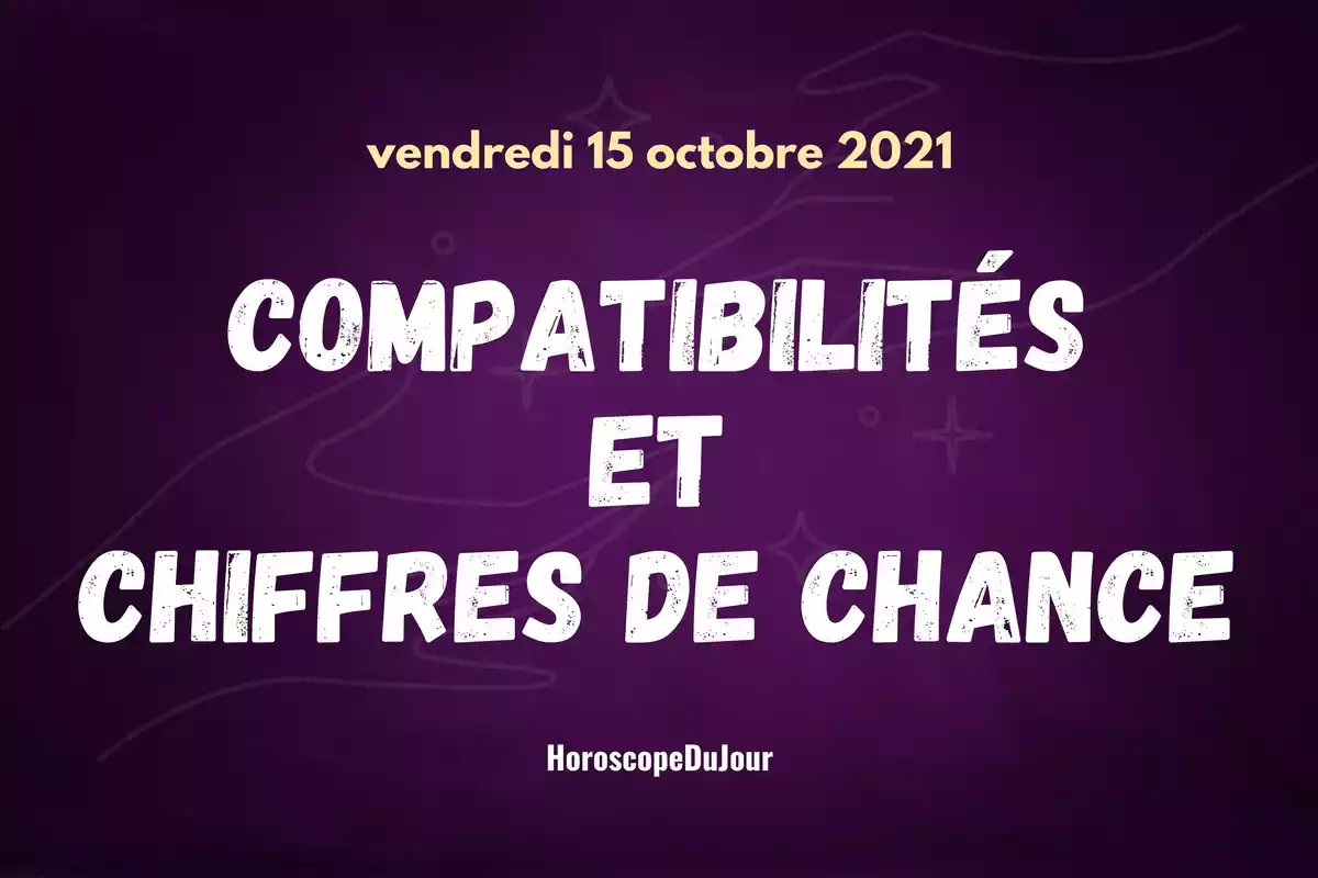 Deux mains se rejoignant avec le mot compatibilités et chiffres de chance au centre